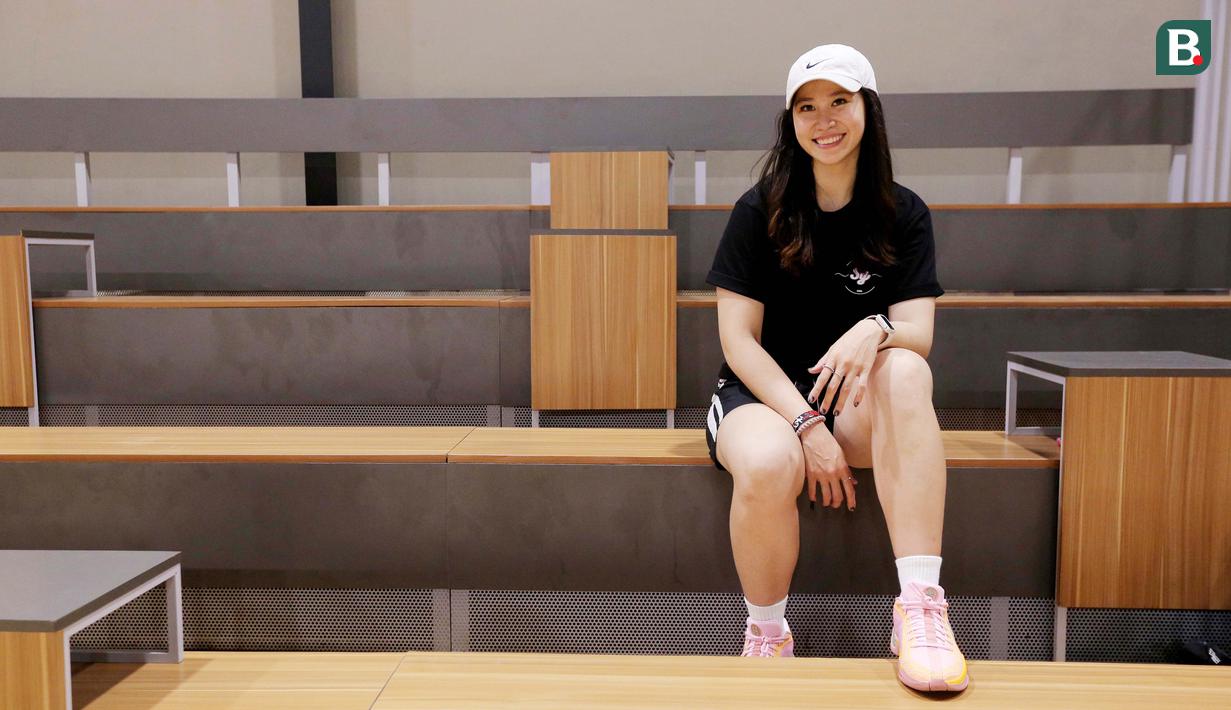 <p>Pebasket Timnas putri Indonesia, Priscilla Annabel Karen, berpose setelah acara &ldquo;Supreme Girl 2 on 2 Pre Games&rdquo; yang berlangsung di KYZN BSD, Tangerang, Minggu (17/12/2023) sore WIB. (Bola.com/M Iqbal Ichsan)</p>