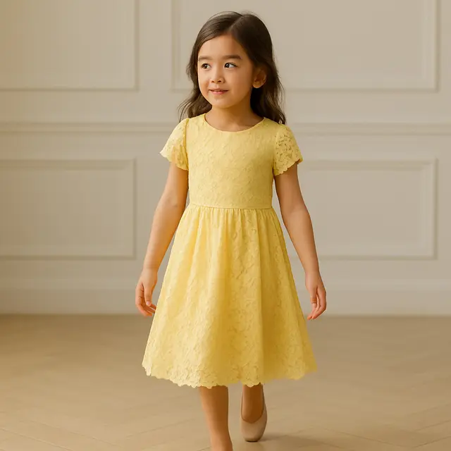 Model Baju Brokat Anak Perempuan