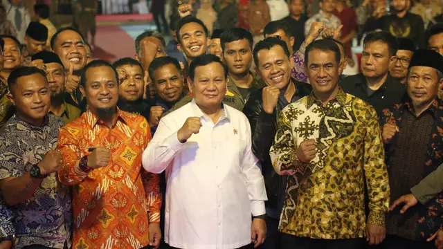 Prabowo Subianto Hadiri Gala Dinner di Rumah Jabatan Gubernur Sulsel