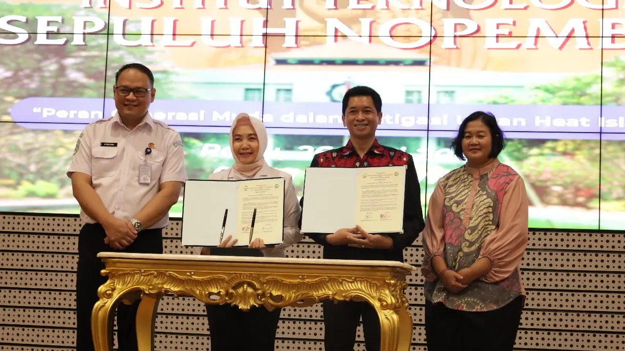 KLHK) bersama Institut Teknologi Sepuluh Nopember (ITS) menggelar workshop bertajuk "Peran Generasi Muda dalam Mitigasi Urban Heat Island" di Gedung Research Center ITS Surabaya.