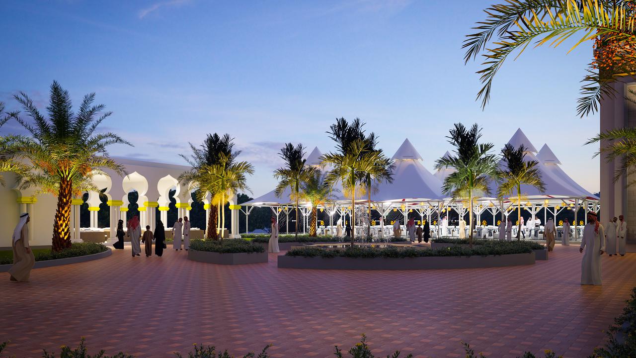 Group Hotel Fitra International bekerja sama dengan Pemerintah Kabupaten Majalengka menandatangani perjanjian kerja sama pemanfaatan lahan dengan membangun kawasan religi terpadu bernama Kertajati Umrah Park. (Dok FITT)