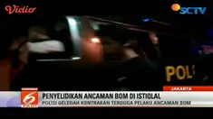 Polisi menelusuri terkait ancaman bom di Masjid Istiqlal yang dikirimkan kepada salah satu pengurus masjid. Setelah menangkap IR terdug