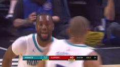 Berita video game recap NBA 2017-2018 antara LA Clippers melawan Charlotte Hornets dengan skor 106-98.