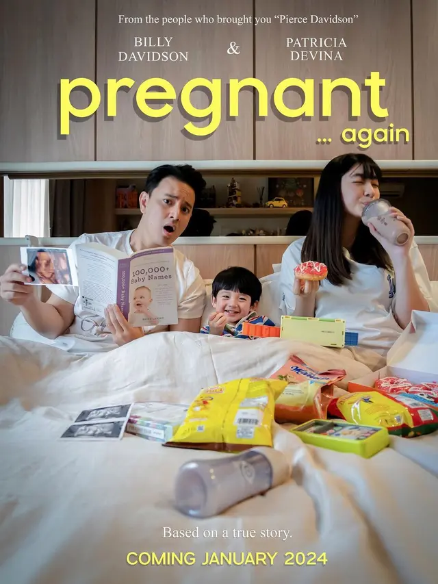 6 Potret Billy Davidson Umumkan Patricia Devina Hamil Anak Kedua, Bak Poster Film