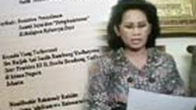Surat Herawati Sudah di Tangan Ibu Negara
