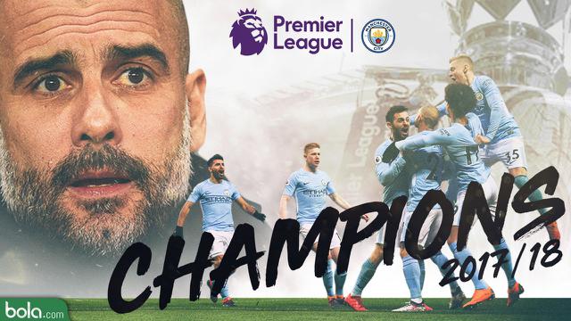 Manchester City Juara Premier League 2017-2018