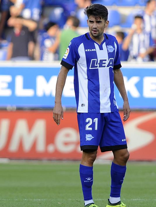 2. Enzo Zidane - Satu dari empat anak Zinedine Zidane yang berkarir sebagai pesepak bola. Sempat bermain di Real Madrid, Enzo saat ini dipinjamkan ke klub Swiss, FC Lausanne-Sport. (AFP/Ander Gillenea)