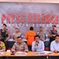 Polres Bulungan gelar konferensi pers pengungkapan kasus pembakaran lahan yang dilakukan oleh warga. (foto: istimewa)