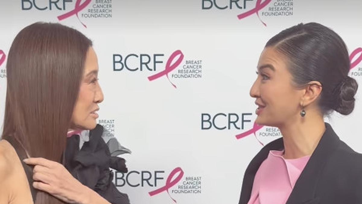 Potret Akrab Raline Shah dengan Vera Wang di Acara Amal Kanker Payudara, Tampil Manis dengan Dress Pink