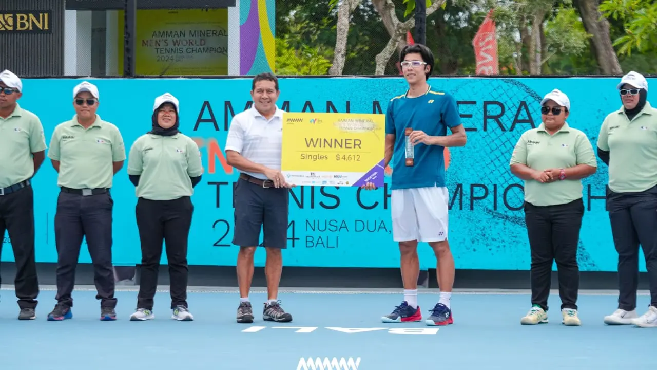 Petenis Korea Jadi Juara di Bali