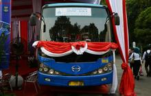 Ini penampakan bus canggih Transjabodetabek
