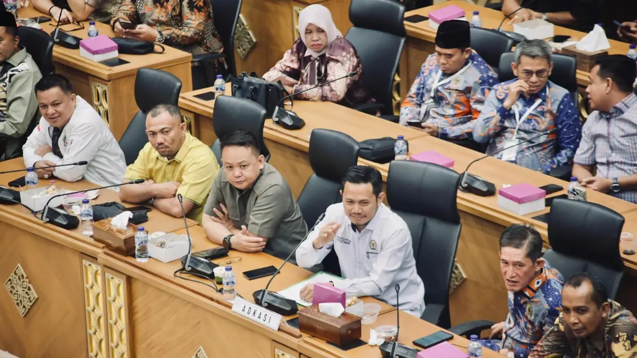 Asosiasi DPRD Kabupaten Seluruh Indonesia menggelar audiensi dengan Badan Anggaran (Banggar) DPR RI di Kompleks Parlemen Senayan, Jakarta. (Istimewa)