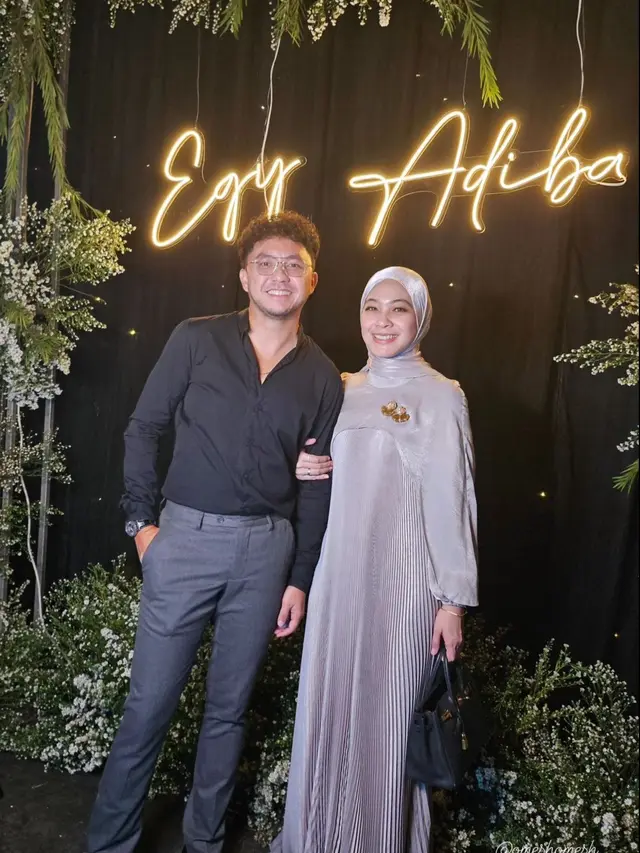 Adiba Kanza menikah dan dihadiri beberapa rekan selebriti