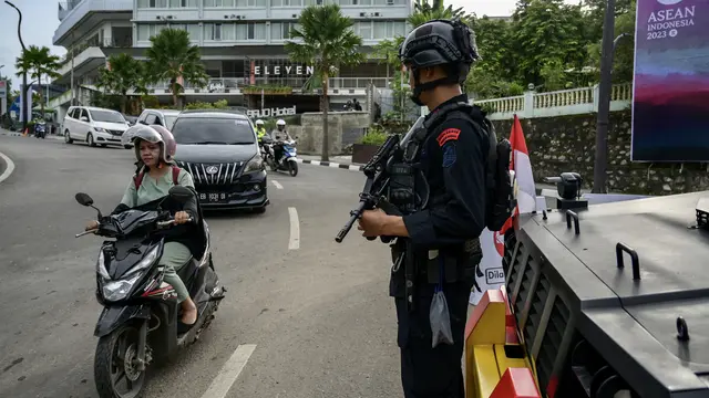 Pengamanan Kawasan Pelaksanaan KTT ASEAN 2023 di Labuan Bajo