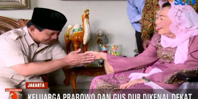 Momen Pertemuan Prabowo dengan Keluarga Gus Dur di Ciganjur