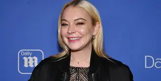 Lindsay Lohan mengatakan ia ingin mengadopsi anak usai menghabiskan waktu dengan pengungsi Suriah di Turki. (SLAVEN VLASIC  GETTY IMAGES NORTH AMERICA  AFP)