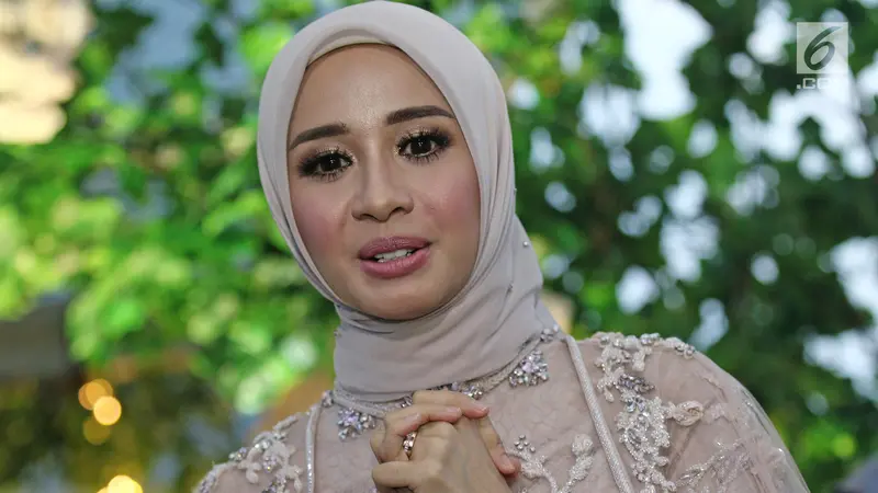 Laudya Cynthia Bella saat Resepsi Kedua di Bandung