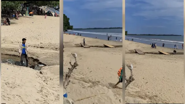 Viral Jebakan Pungli di Pantai Carita Bayar Rp 5 Ribu Saat Lewati Jembatan