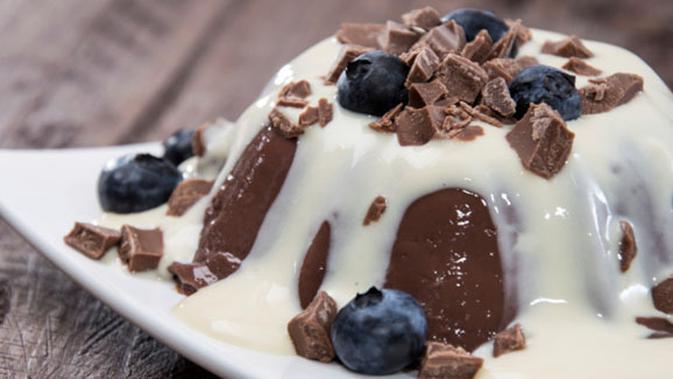 Puding Cokelat Spesial Siram Vla Lifestyle Fimela Com