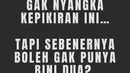 "Gak nyangka kepikiran ini... Tapi sebenernya boleh gak punya bini dua," tulis Baim Wong. [Instagram/baimwong]