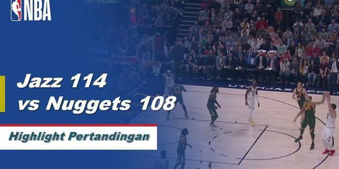 Cuplikan Hasil Pertandingan NBA : Jazz 114 vs Nuggets 108