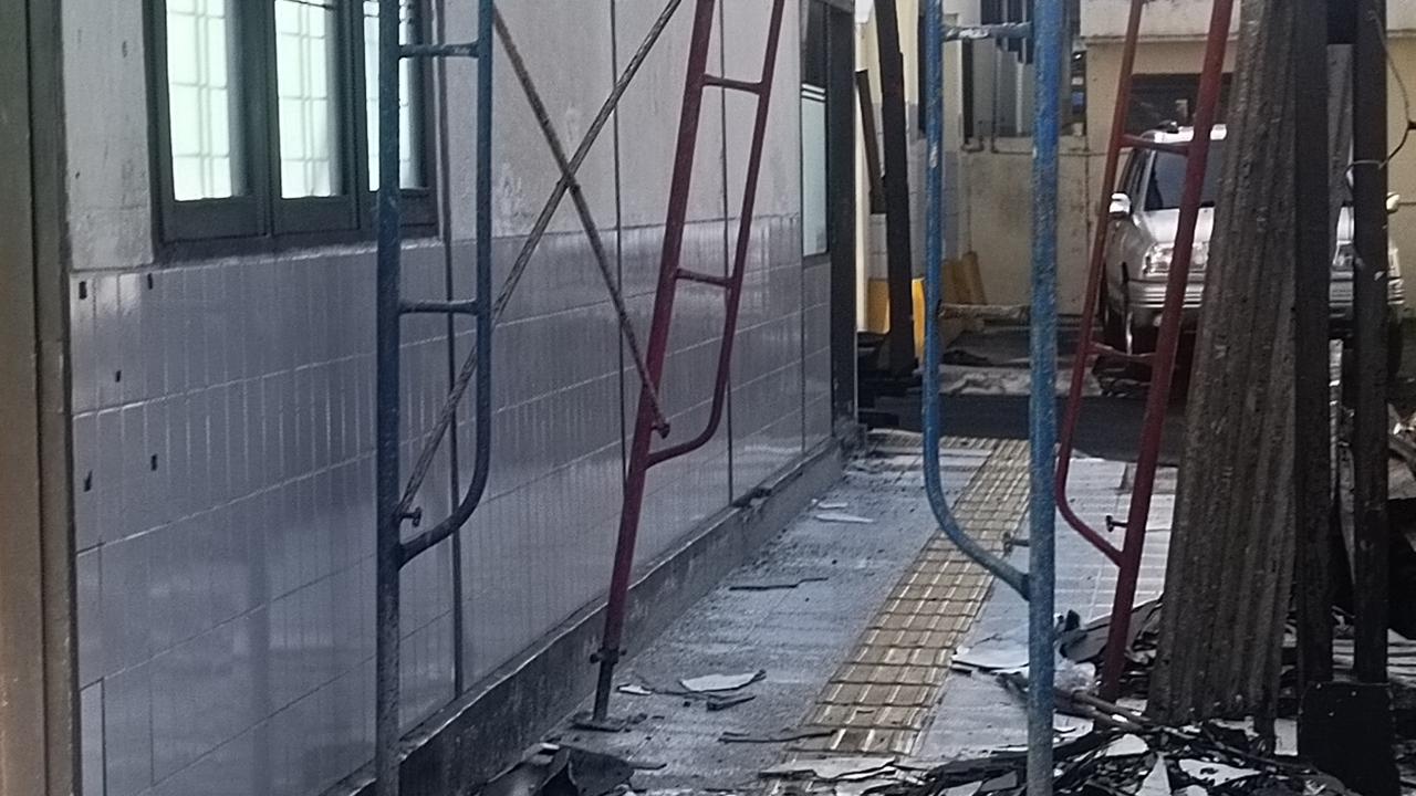 Sejumlah siswa SLBN A Pajajaran yang direlokasi sementara ke SLB Cicendo