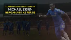 Berita video motion grafis tentang komentar netizen di media sosial tentang bergabungnya Michael Essien ke Persib Bandung.