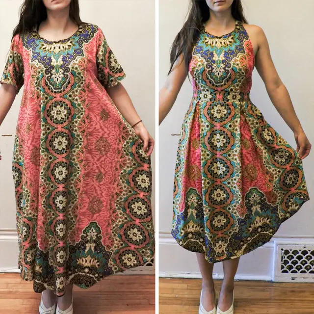 kreasikan baju bekas
