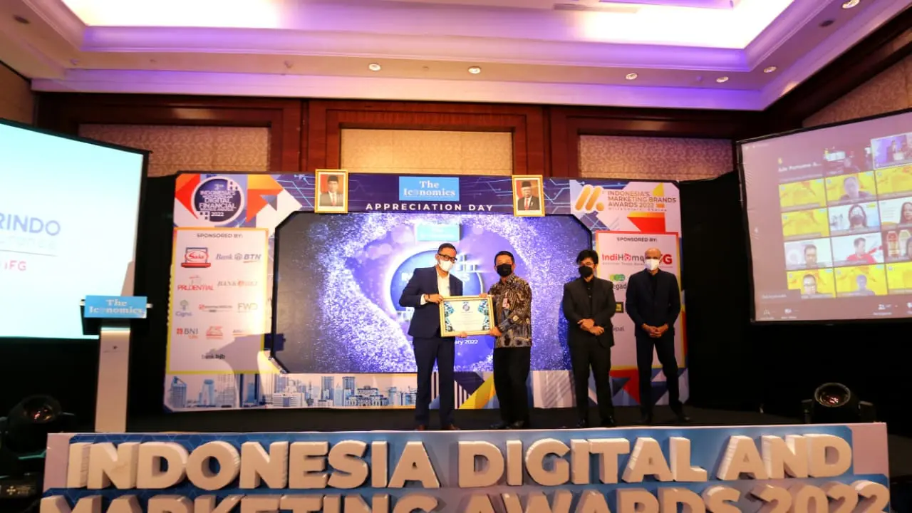 Bank DKI Raih Penghargaan Popular Digital Brand 2022 dari Iconomics