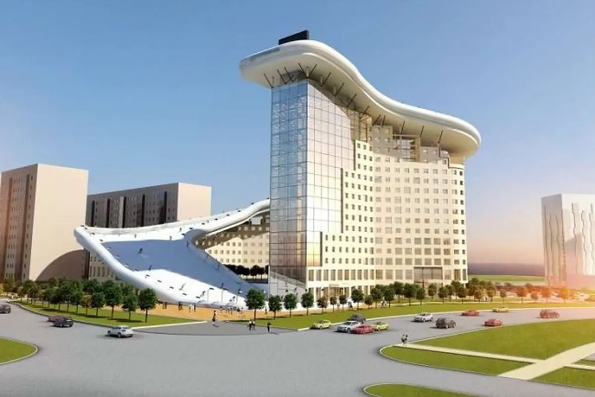 Apartemen di Kazakhstan Ini Memiliki Arena Ski 