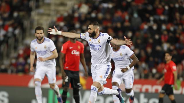 Benzema Cetak Dua Gol, Real Madrid Taklukkan Mallorca