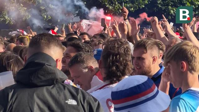 Fans Inggris di Euro 2024