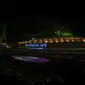 Suasana Morodok Techo Stadium, Phnom Penh, Kamboja saat upacara pembukaan (Opening Ceremony) SEA Games 2023 Kamboja, Jumat Jumat (5/5/2023) malam WIB. (Bola.com/Abdul Aziz)