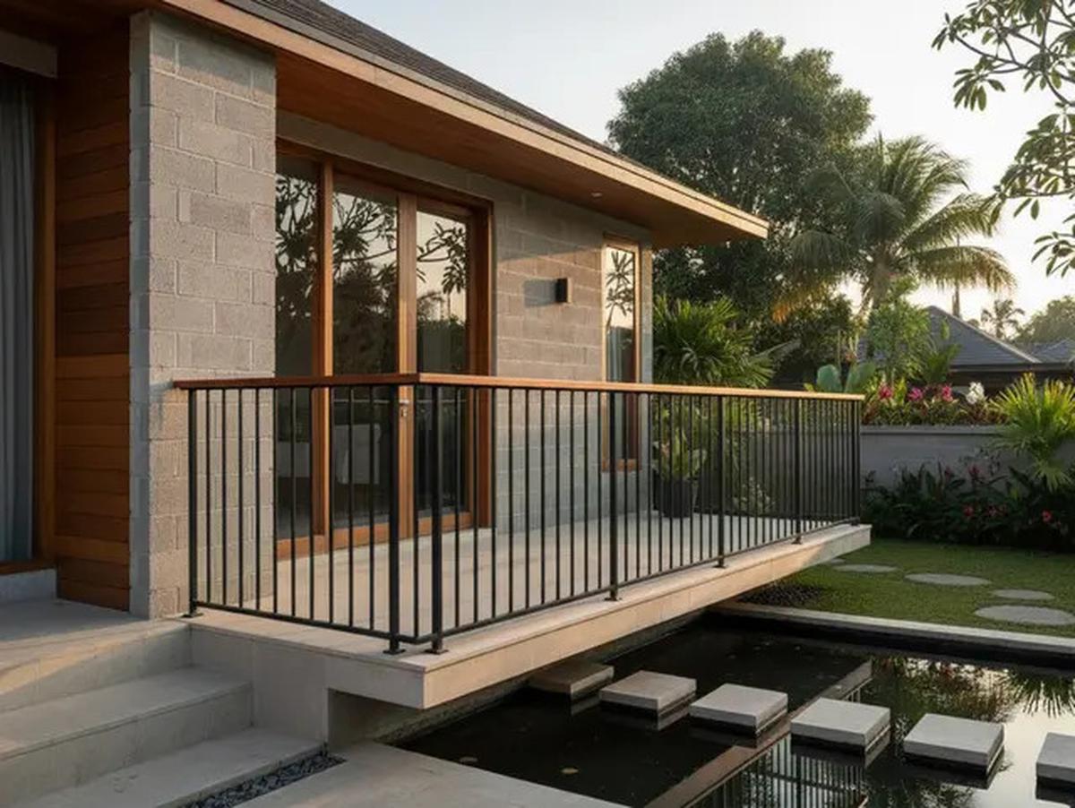 7 Contoh Pagar Balkon Rumah, Inspirasi Desain Aman dan Estetis untuk Hunian Modern