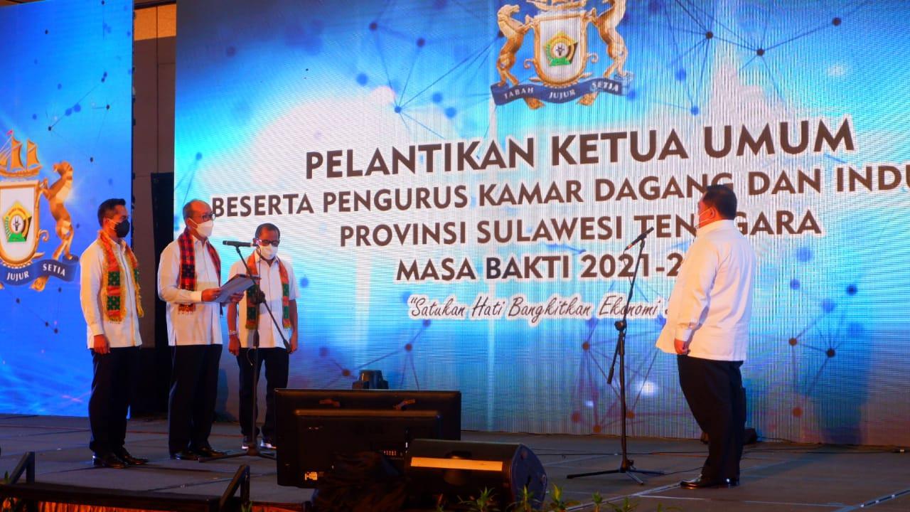 Kadin Sulawesi Tenggara, berupaya ikut membantu peningkatan aspal Buton dalam memenuhi kebutuhan pasar nasional dan internasional.(Liputan6.com/Ahmad Akbar Fua)