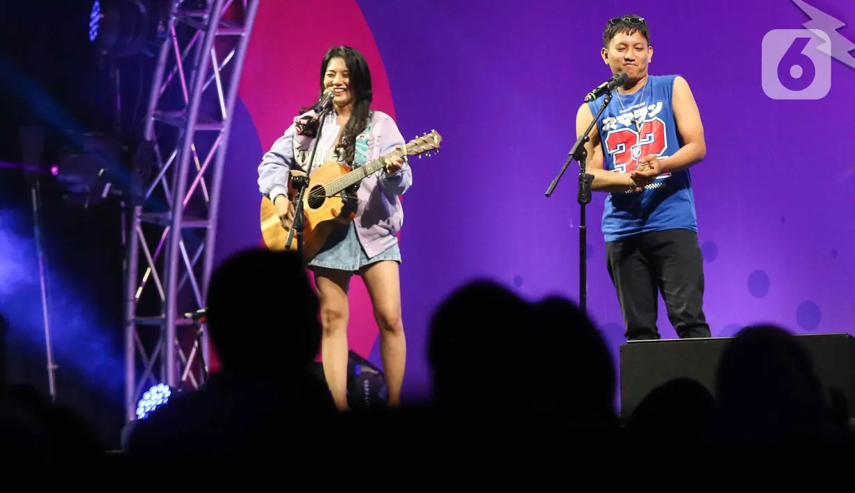 Beberapa komika Tanah Air diantaranya Marshel Widianto, Mo Sidik hingga Majelis Lucu Indonesia siap tampil memeriahkan Jakarta International Comedy Festival 2023. (Liputan6.com/Herman Zakharia)