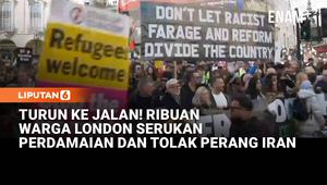 Ribuan orang turun ke jalan di London sebagai bagian dari gelombang protes global “No Kings” yang menentang perang Iran dan kebijakan Presiden AS Donald Trump. Demonstrasi juga berlangsung di berbagai kota dunia, dengan pesan kuat melawan rasisme...