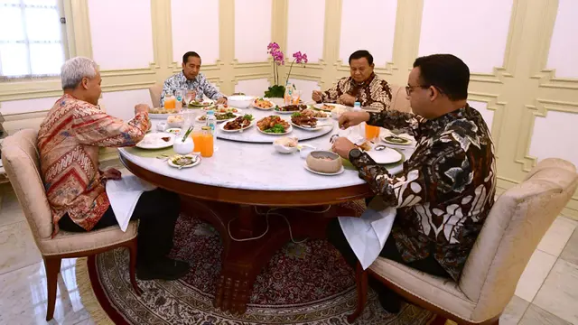 Pertemuan Presiden Jokowi dengan Tiga Bacapres Pemilu 2024