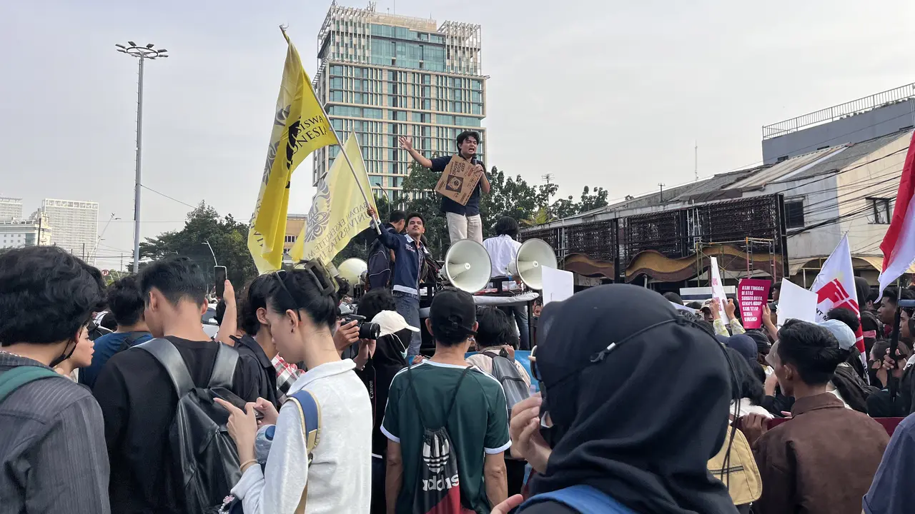 Alasan BEM UI Tak Pakai Almamater Saat Demo di Tugu Tani