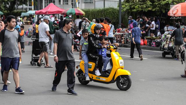Sosialisasi Sepeda Motor Listrik Migo oleh Dishub DKI Jakarta