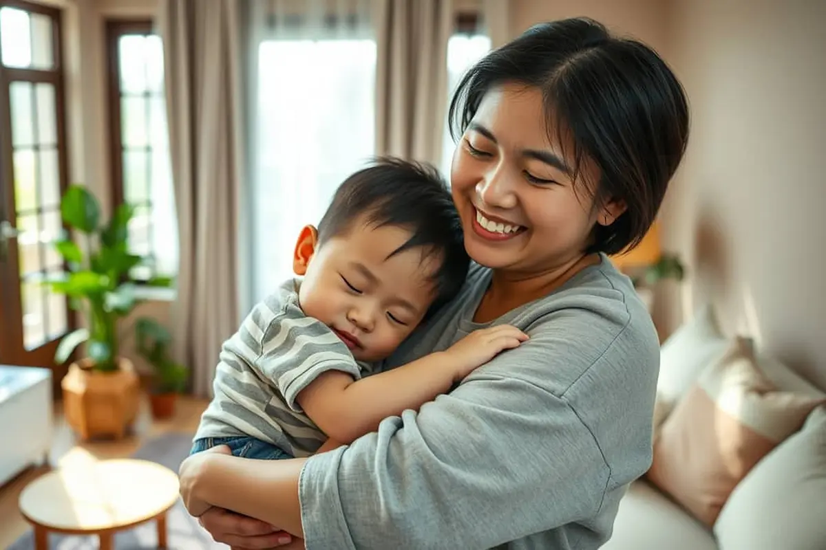 mimpi menggendong anak laki laki