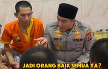 Momen Kapolres Lamongan AKBP Arif Fazlurrahman Buka Puasa Bareng Tahanan, Makan Satu Nampan Nasi Kebuli
