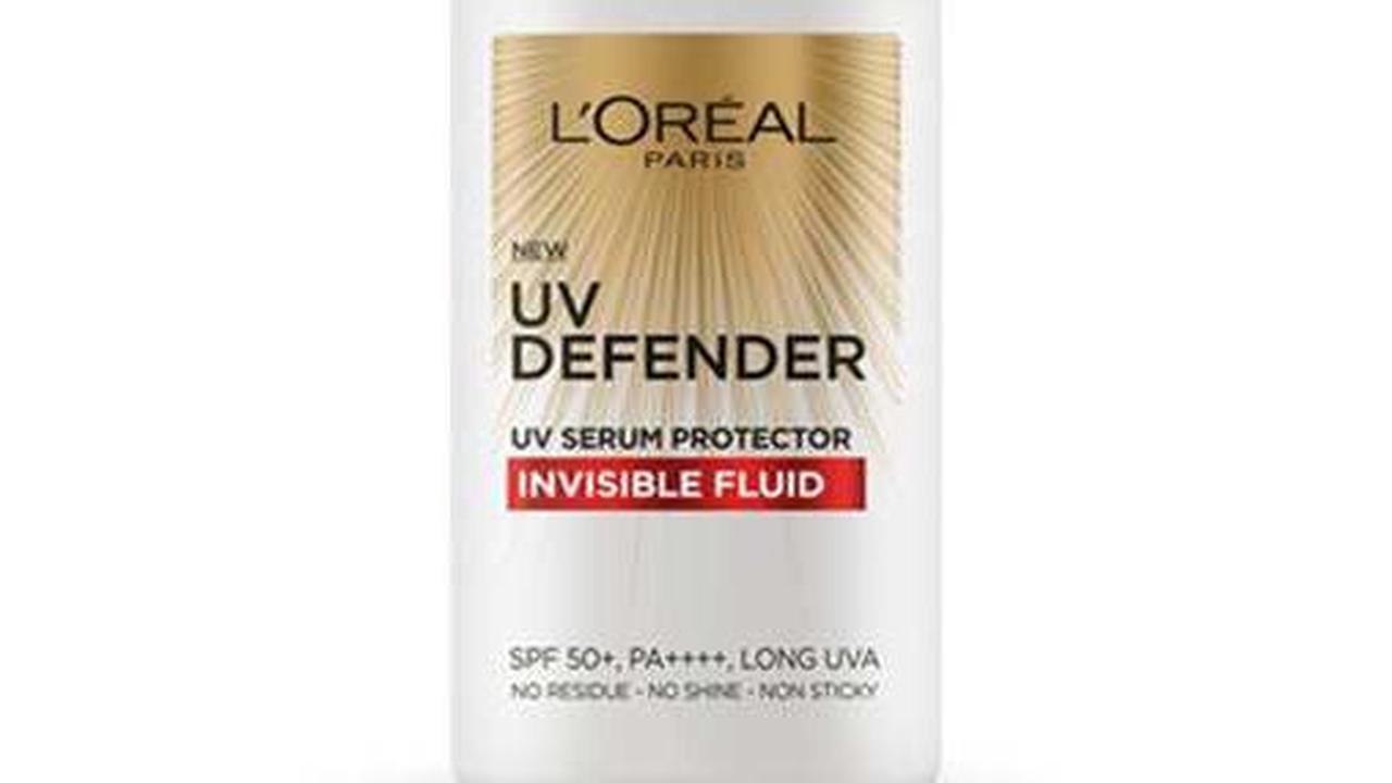 4. L'Oreal Paris UV Defender Invisible Fluid Sunscreen SPF50+ PA++++<br>