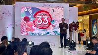 Perayaan Ulang Tahun Ke-33 SOGO di Atrium Pondok Indah Mall 2, 18 Maret 2023. (Dok. Liputan6.com/Dyra Daniera)