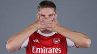 Viktor Gyokeres resmi menjadi pemain Arsenal dan siap menggebrak Liga Inggris 2025/2026. (Bola.com/Dok. Arsenal)