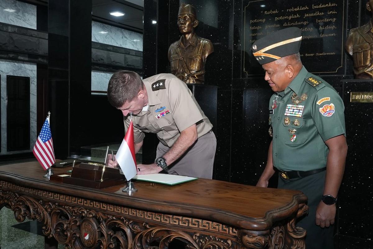 FOTO: TNI AD dan USARPAC Sepakat Perluas Kerja Sama Strategis di Kawasan Indo-Pasifik