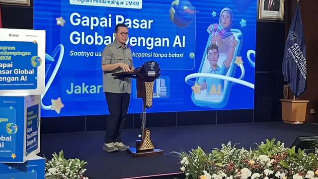 Kolaborasi Meta dan Kemendag dorong UMKM go global lewat teknologi AI, terbukti tingkatkan penjualan hingga pasar mancanegara. (Liputan6.comChristian)