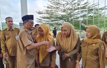 Paman Birin Pimpin Apel Kantor Gubernur Kalsel, Pegawai Pemprov Sambut Haru dan Sukacita