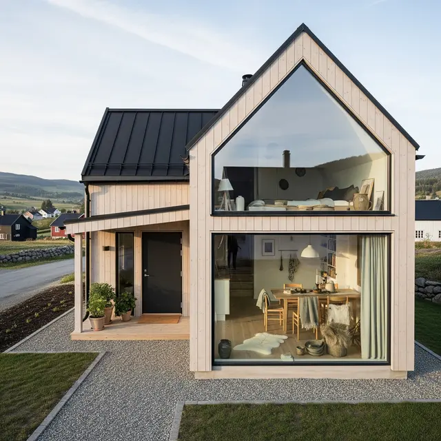 Desain Rumah Sederhana Tapi Mewah dengan Interior Natural