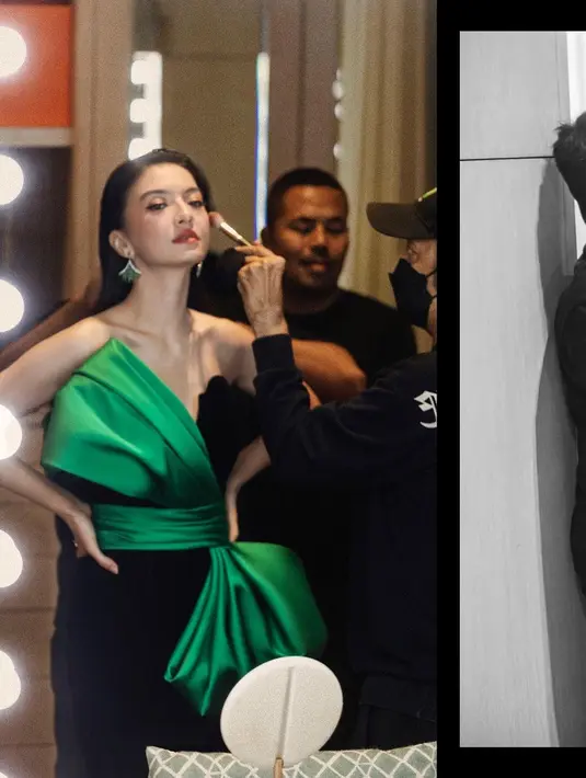 Dipulas oleh Philipe Karunia, Raline Shah terlihat menawan dengan makeup bold [@_riop_]